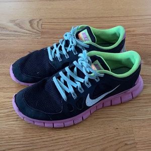 Nike Free 5.0 Running Shoes (Youth 6/Women's 7.5)